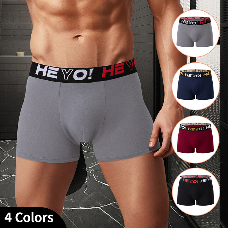 Boxer Brief Pack Cotton - Ensemble de 4 pièces de sous-vêtements